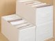 Clothes and Underwear Drawer Organizer, 9 Compartments, White