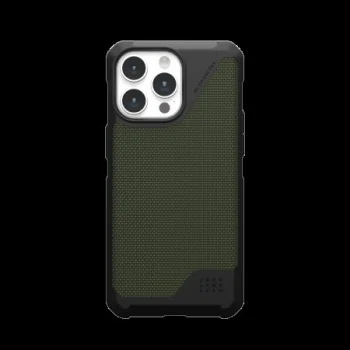 Apple iPhone 15 Pro Max 6.7'' UAG Metropolis Lt Magsafe Hard Case Cover, Kevlar Olive