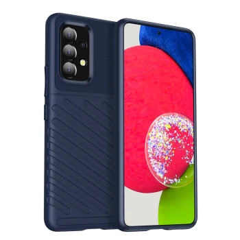 Thunder Case Flexible Cover for Samsung Galaxy A53 5G, Blue
