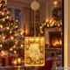 LED Christmas Window Decoration Bells, 6 LEDs, Battery Operated
