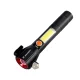Wozinsky WLR-31 5W 500lm CREE Multifunction Flashlight with Glass Breaker and Belt Cutter - Black
