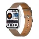 COLMI C28 Smartwatch - Silver / Brown Leather Strap