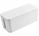 Cable and Power Strip Organizer Box, White
