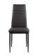 Multistore Set of 4 Dining Chairs, Eco-leather, Grey