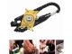 Multifunctional Carabiner Keychain with Knife, 20-in-1 Multitool