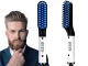 Electric Beard and Hair Straightener Comb for Men, White