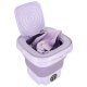 Portable Foldable Top Loading Washing Machine with Spin Function, 8 L, Lilac