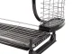 Two-Tier Dish Drainer, Black