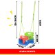 Kruzzel 3-in-1 Kids Swing for Home and Garden, Green-Blue