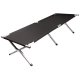 LUARO XXL Folding Camping Bed, Black, 150 kg
