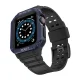 Armored Case Strap for Apple Watch 38/40/41mm (Black/Blue)
