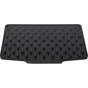 Gefu DRIO Silicone Draining Mat, 40 x 33 cm, Black