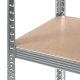 GreenBlue GB378 Metal Storage Shelving Unit, 5 Shelves, 180x90x40cm, Galvanized
