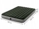INTEX 64779 Queen Air Mattress with Battery-Powered Pump, 203x152 cm, Green