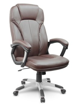 Sofotel EG-222 Ergonomic Leather Office Chair, Brown