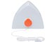 Double-sided magnetic window cleaner with strong magnets and precise squeegee, white/orange