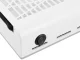 Bagless nail dust collector with filter, 80W, white, BQ-858-8