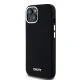 DKNY iPhone 15 Plus / 14 Plus Case Liquid Silicone Small Metal Logo MagSafe, Black