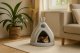 Gotel Plush Teepee Pet Bed for Dogs and Cats, 45 cm