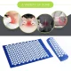 Acupressure Mat with Pillow and Bag, 60x40 cm, Blue