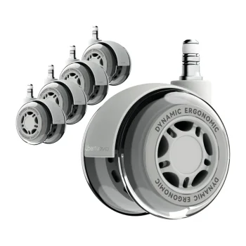 Office Chair Wheels LiberNovo A-10 (5-Pack), Gray