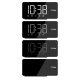 GreenBlue GB172 Digital LED Clock with Projector and FM Radio, Black