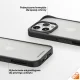 PanzerGlass iPhone 15 Pro Case ClearCase, Transparent/Black