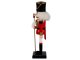 Christmas Wooden Nutcracker, Decorative Figurine, 25 cm