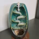 Ruhhy 22655 Ceramic Backflow Incense Burner Waterfall with 55 Cones