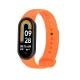 Telcon Silicone Strap for Xiaomi Mi Band 8 / M8, Orange