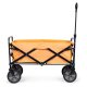 Saliekamie dārza un pludmales transporta ratiņi 100 kg, MultiGarden, oranžs