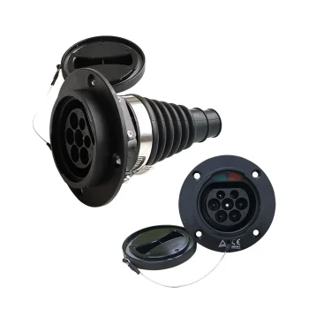 EV Charging Socket Type 2 Male, 16A, 1-Phase, IEC 62196-2 Inlet