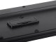 Wireless keyboard with numeric keypad and mouse, USB, silent, black