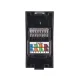 LAN Socket Module Maclean MCE725B, Cat 6, Single, Black