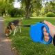 Retractable Tape Dog Leash with Lock, 5m, up to 15kg, Blue
