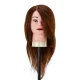 Gabbiano WZ1 Hairdressing Training Head Natural Hair 30 cm Brown 4H