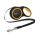 Purlov Retractable Dog Leash 8m / 50kg, Black/Yellow