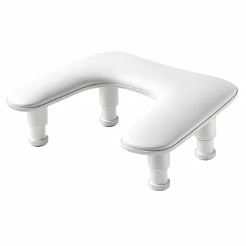 Adjustable Manicure Hand Rest for Nail Techs, White