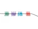 Elastic Clothesline with 12 Pegs, Travel