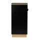 Gabbiano 2027BG Hairdressing Trolley, Black/Gold
