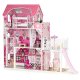 Wooden Dollhouse XXL with Elevator and Slide, 16 Furniture Pieces, ECOTOYS