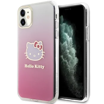 Hello Kitty iPhone 11 / XR Case IML Gradient Electrop Kitty Head, Pink
