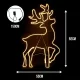 LED Neon Reindeer Light Decoration IP44, 55x92cm, Warm White