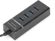 4-Port USB 3.0 Hub Adapter, Black