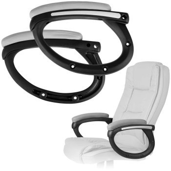 Sofotel Replacement Armrests for Porto Chair, Grey