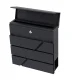 Strip Letterbox with Newspaper Holder Anthracite