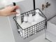 Basket basket metal organizer hanging door shelf kitchen