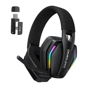 ONIKUMA GT826 Gaming Headphones, Black