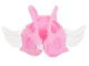 Inflatable kids\' life vest with wings, pink