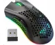 Wireless Mouse 2.4GHz with RGB Backlight, 1600 DPI, Black